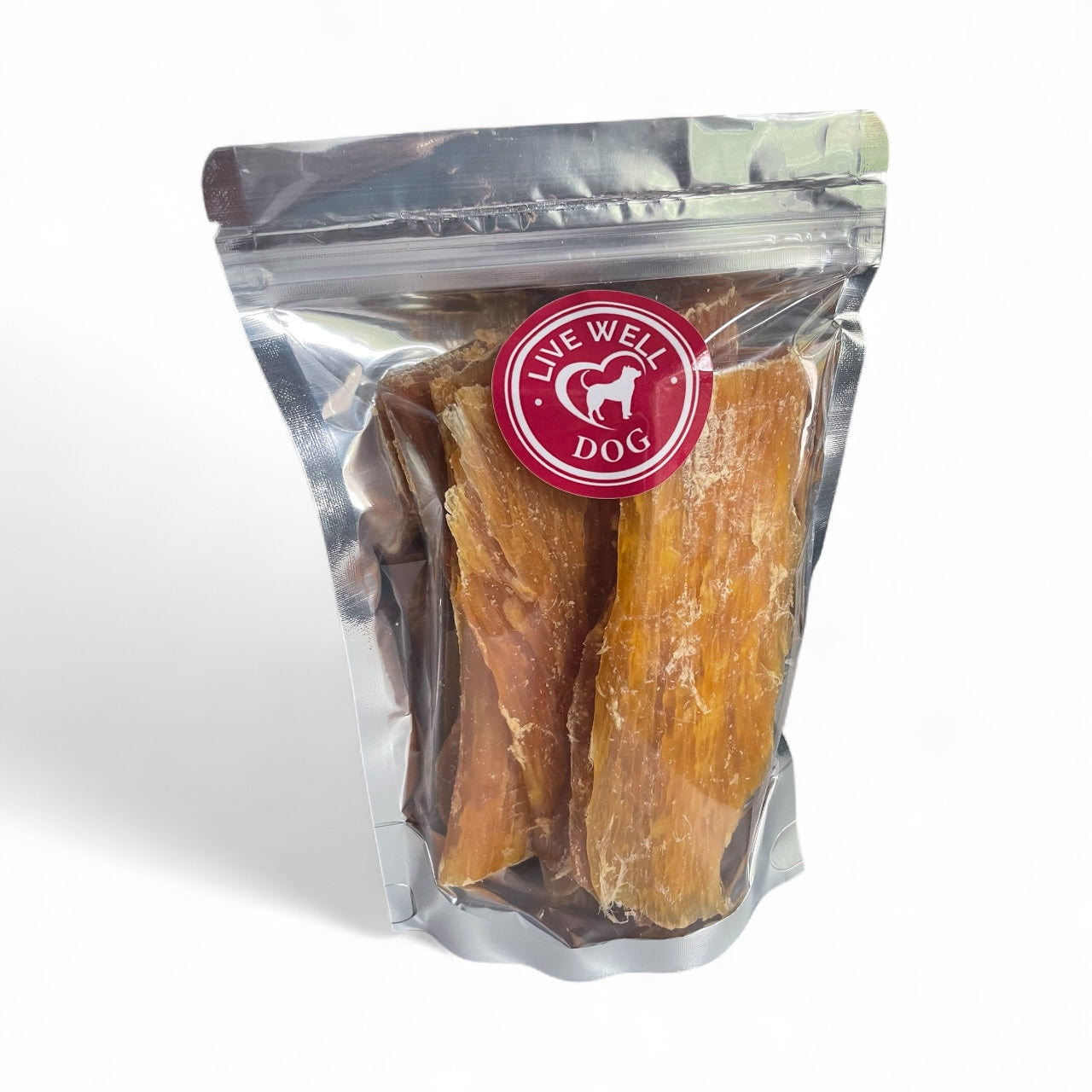 Live Well Dog Beef Jerky - 100% Beef, Collagen, Long Lasting Chew