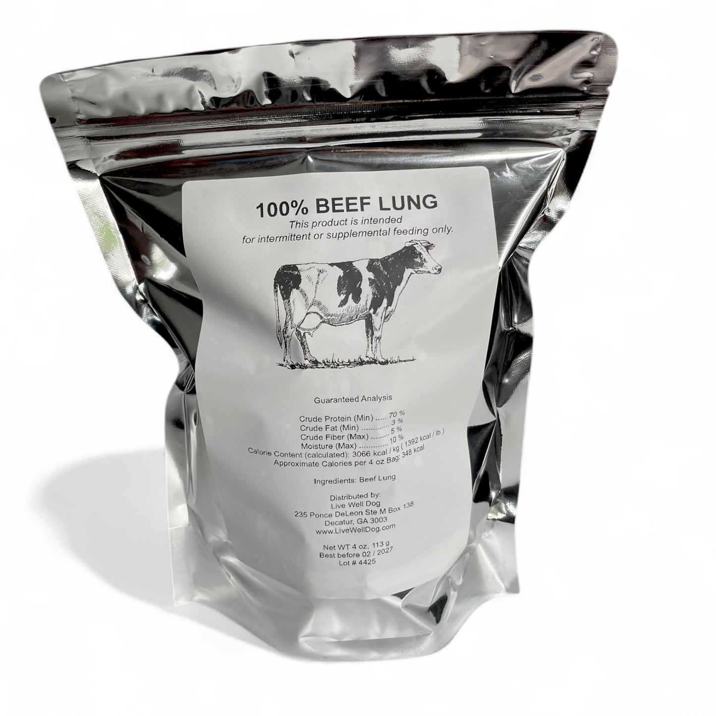 NEW! Live Well Dog Dehydrated Beef Treats – 4oz  100% Natural, High-Protein Snack