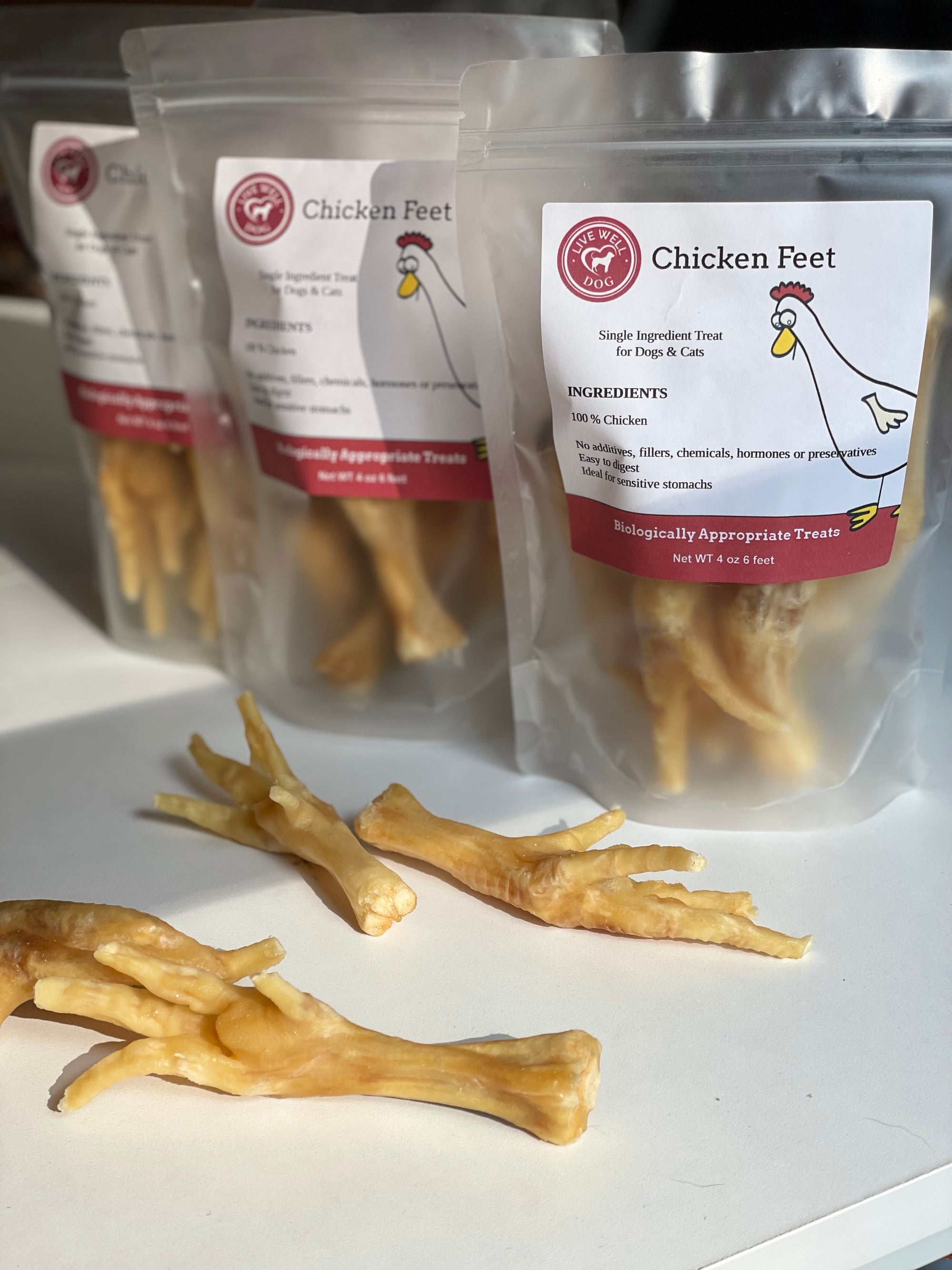 Chicken Feet ( 6 Feet Per Pack)