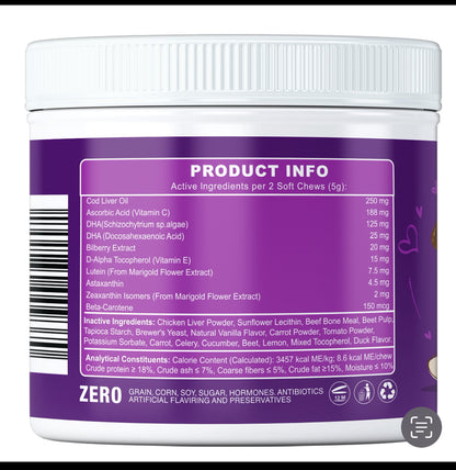 Vision & Eye Health Chews – Lutein + Antioxidants