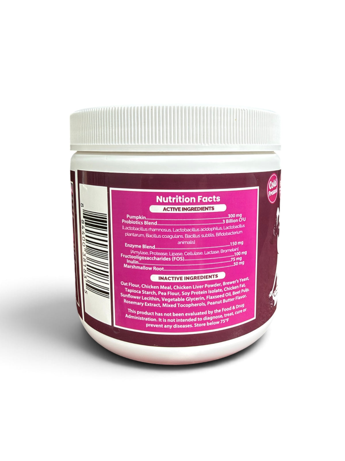 Live Well Dog® Probiotic Soft Chews with Pumpkin