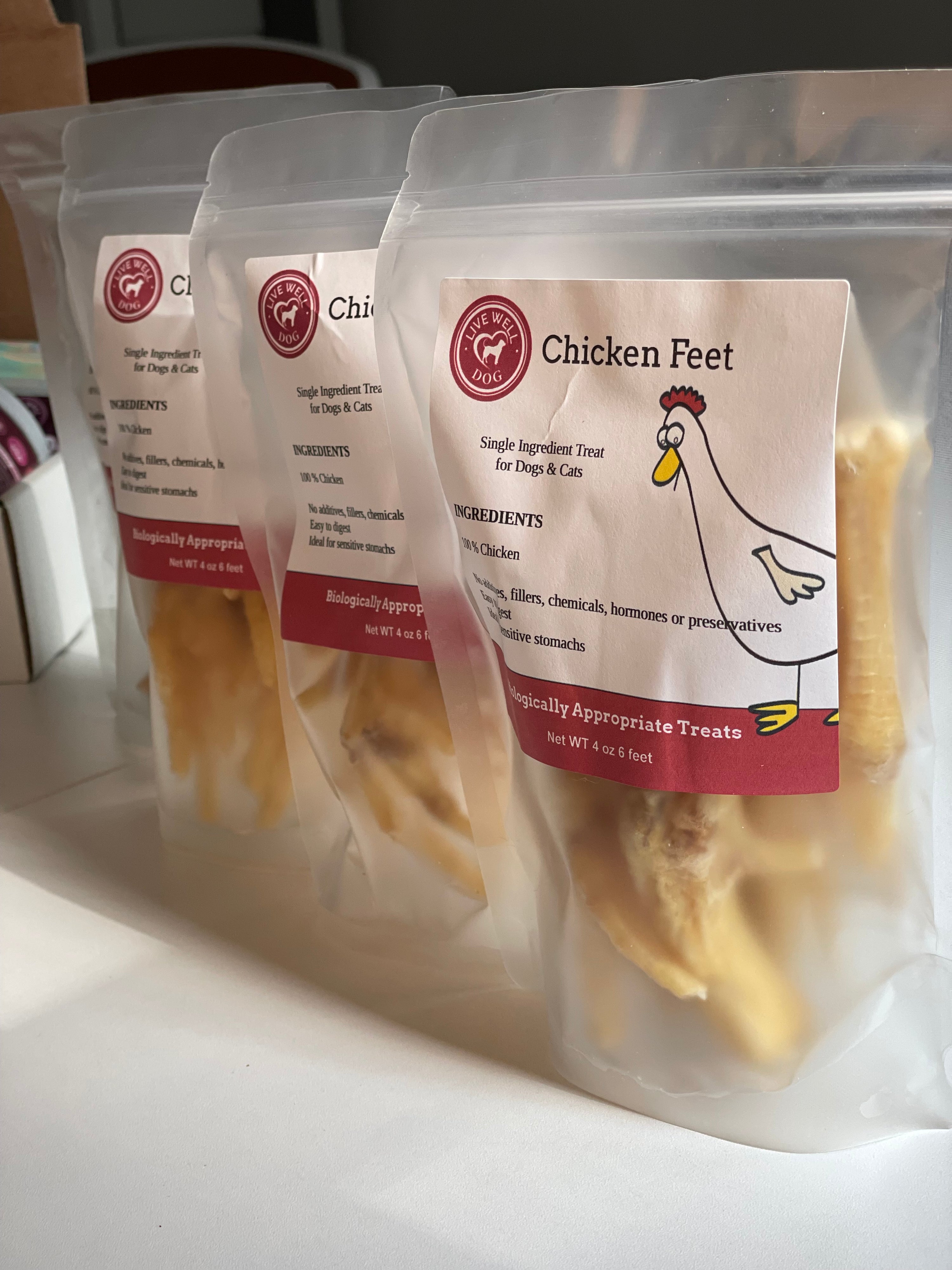 Chicken Feet ( 6 Feet Per Pack)