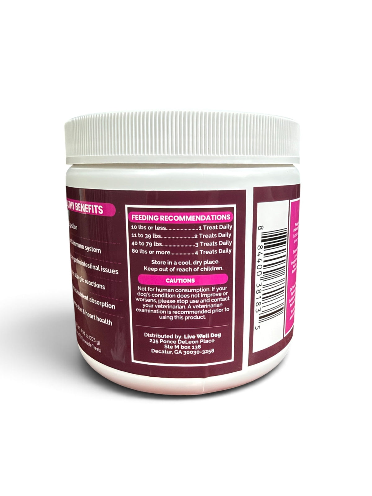Live Well Dog® Probiotic Soft Chews with Pumpkin