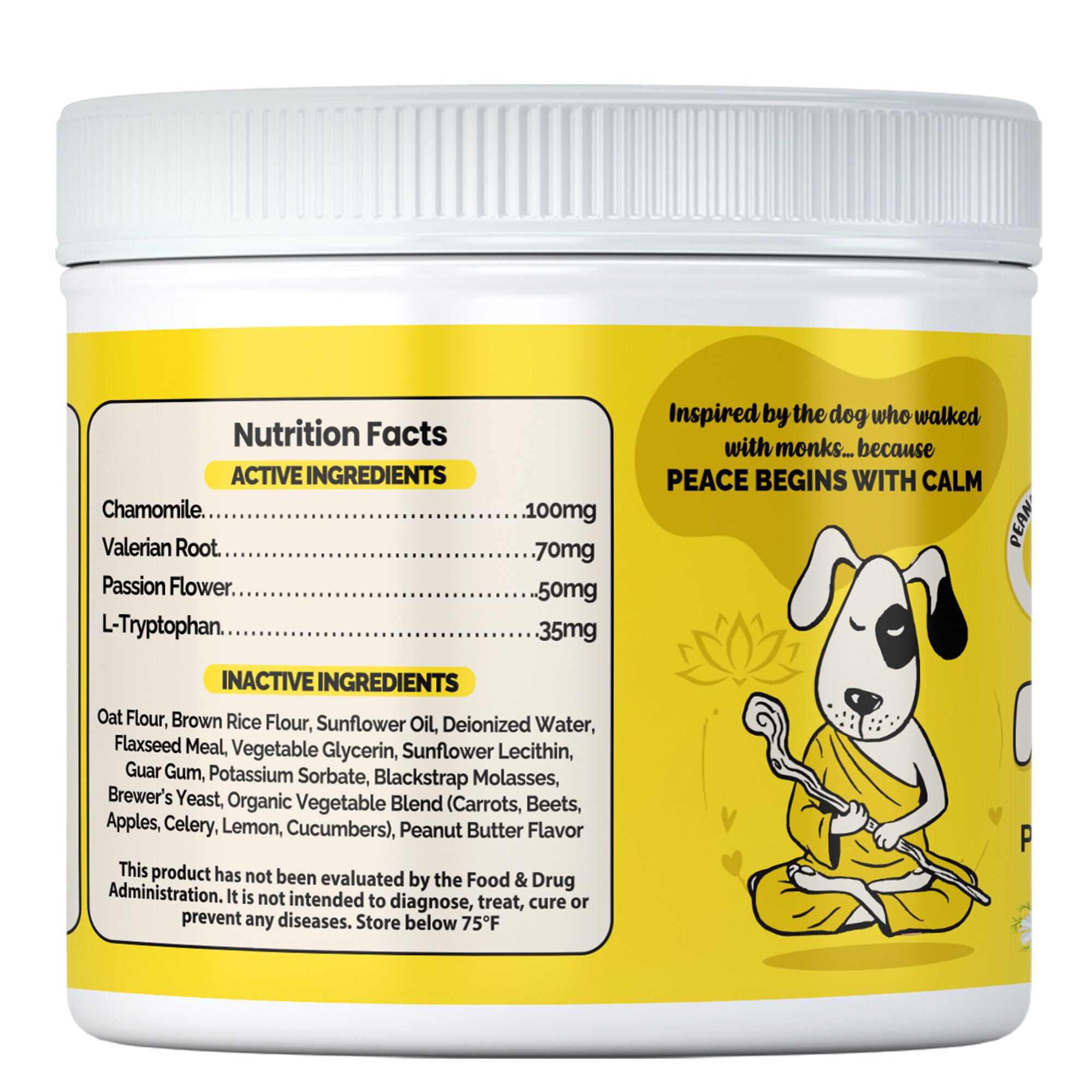 Aloka™ Peace & Calm Soft Chews for Dogs (Hemp-Free) | 120 Count