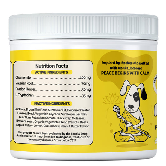 Aloka™ Peace & Calm Soft Chews for Dogs (Hemp-Free) | 120 Count