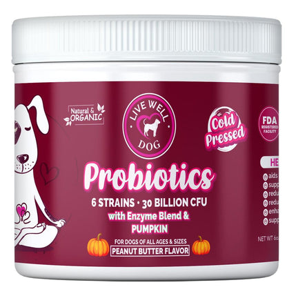 Digestive Probiotic Chews – Pumpkin + Prebiotics