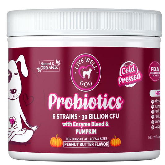 Digestive Probiotic Chews – Pumpkin + Prebiotics