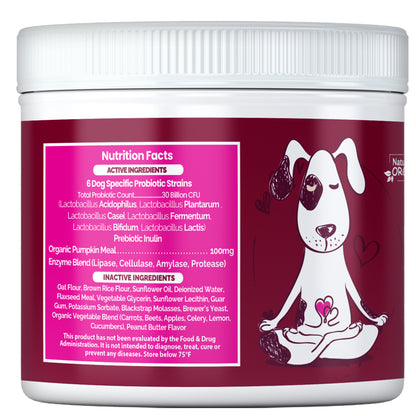 Digestive Probiotic Chews – Pumpkin + Prebiotics