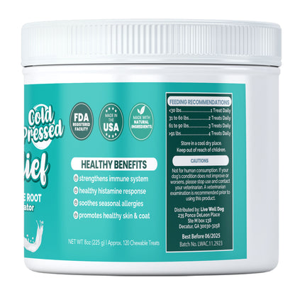 Live Well Dog Allergy Relief Soft Dog Chew  90 Count