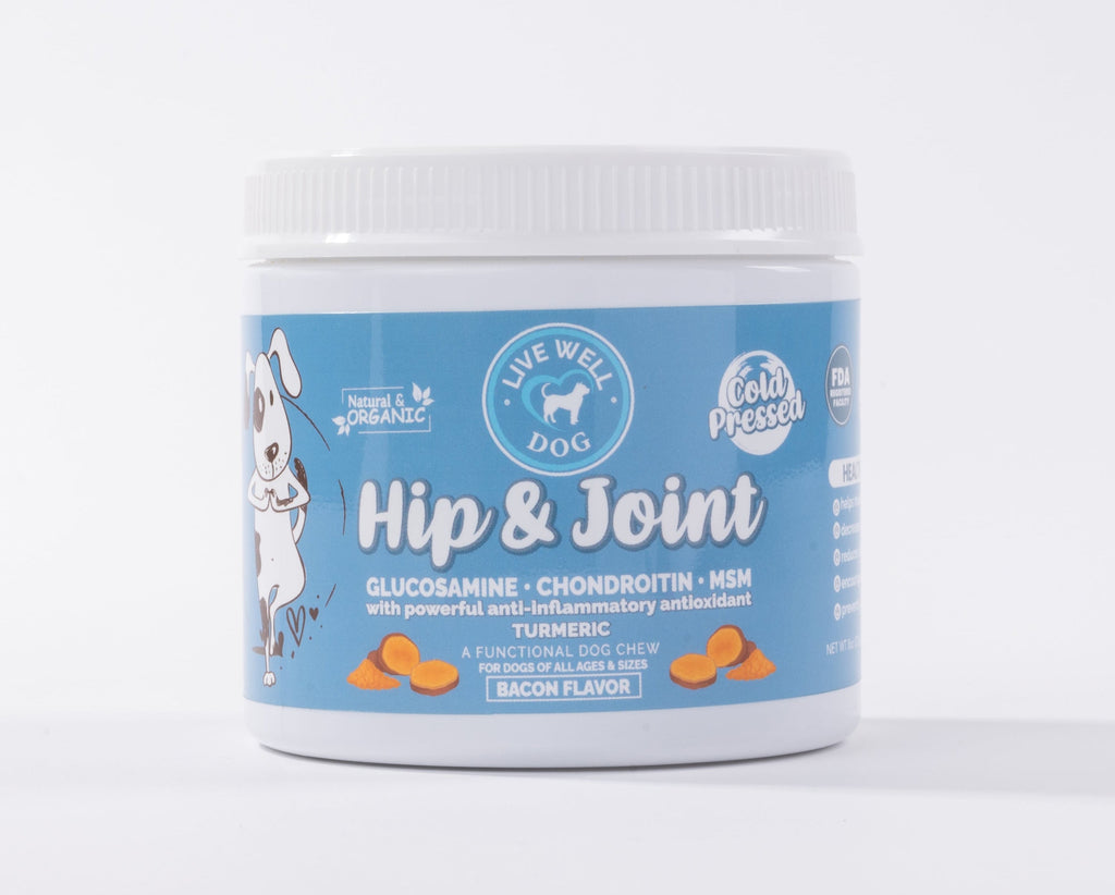 Live Well Dog Hip & Joint Support Soft Chews for Dogs