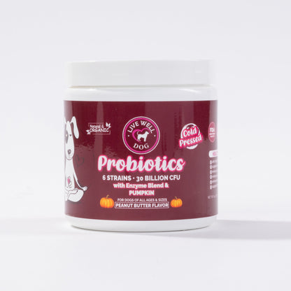 Digestive Probiotic Chews – Pumpkin + Prebiotics